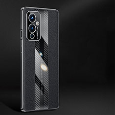 Funda Lujo Cuero Carcasa JB1 para OnePlus 9 5G Negro