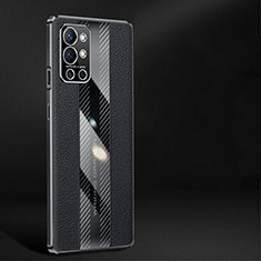 Funda Lujo Cuero Carcasa JB1 para OnePlus 9R 5G Negro