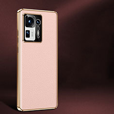 Funda Lujo Cuero Carcasa JB2 para Xiaomi Mi Mix 4 5G Rosa