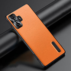 Funda Lujo Cuero Carcasa JB3 para Xiaomi Poco F4 GT 5G Naranja