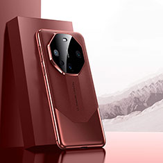 Funda Lujo Cuero Carcasa JB6 para Huawei Mate 60 Pro Rojo