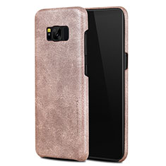 Funda Lujo Cuero Carcasa L02 para Samsung Galaxy S8 Plus Oro Rosa