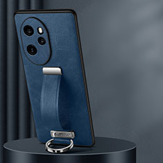 Funda Lujo Cuero Carcasa LD1 para Huawei Honor 100 Pro 5G Azul