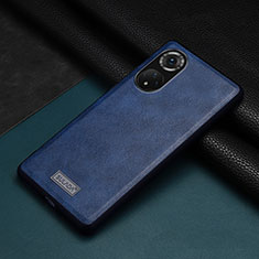 Funda Lujo Cuero Carcasa LD1 para Huawei Honor 50 5G Azul