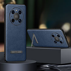 Funda Lujo Cuero Carcasa LD1 para Huawei Mate 40 Pro Azul