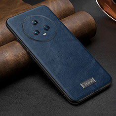 Funda Lujo Cuero Carcasa LD2 para Huawei Honor Magic5 5G Azul