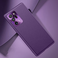 Funda Lujo Cuero Carcasa N01 para Samsung Galaxy Note 20 Ultra 5G Morado