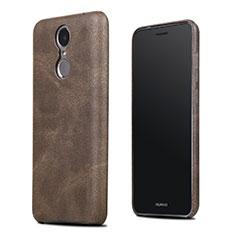 Funda Lujo Cuero Carcasa para Huawei Enjoy 6 Marron