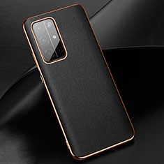 Funda Lujo Cuero Carcasa para Huawei Honor 30S Negro