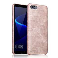 Funda Lujo Cuero Carcasa para Huawei Honor View 10 Oro