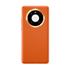 Funda Lujo Cuero Carcasa para Huawei Mate 40 Naranja