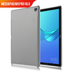 Funda Lujo Cuero Carcasa para Huawei MediaPad M5 Pro 10.8 Gris