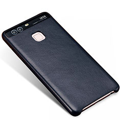 Funda Lujo Cuero Carcasa para Huawei P9 Azul