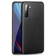 Funda Lujo Cuero Carcasa para Oppo K5 Negro