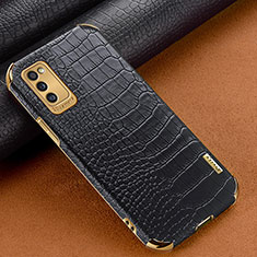 Funda Lujo Cuero Carcasa para Samsung Galaxy A41 Negro