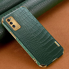 Funda Lujo Cuero Carcasa para Samsung Galaxy A41 Verde