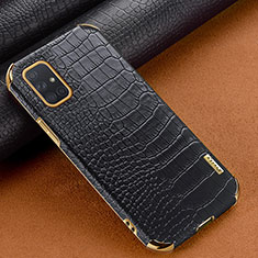 Funda Lujo Cuero Carcasa para Samsung Galaxy A71 4G A715 Negro