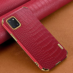 Funda Lujo Cuero Carcasa para Samsung Galaxy A81 Rojo