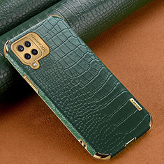 Funda Lujo Cuero Carcasa para Samsung Galaxy F12 Verde