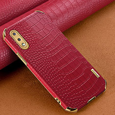 Funda Lujo Cuero Carcasa para Samsung Galaxy M02 Rojo