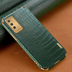 Funda Lujo Cuero Carcasa para Samsung Galaxy M02s Verde