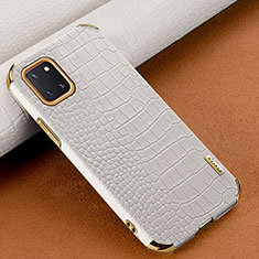 Funda Lujo Cuero Carcasa para Samsung Galaxy M60s Blanco