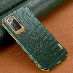 Funda Lujo Cuero Carcasa para Samsung Galaxy Note 20 5G Verde