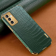 Funda Lujo Cuero Carcasa para Samsung Galaxy Quantum2 5G Verde