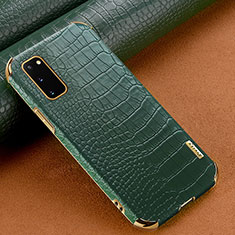 Funda Lujo Cuero Carcasa para Samsung Galaxy S20 5G Verde