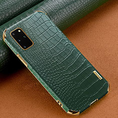 Funda Lujo Cuero Carcasa para Samsung Galaxy S20 Plus 5G Verde