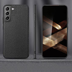 Funda Lujo Cuero Carcasa para Samsung Galaxy S24 Plus 5G Negro