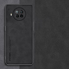 Funda Lujo Cuero Carcasa para Xiaomi Mi 10i 5G Negro