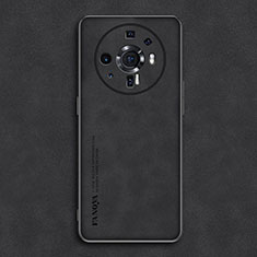 Funda Lujo Cuero Carcasa para Xiaomi Mi 12S Ultra 5G Negro