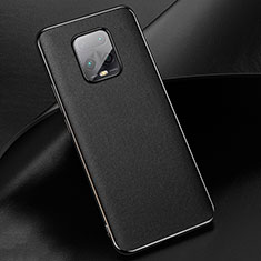 Funda Lujo Cuero Carcasa para Xiaomi Redmi 10X Pro 5G Negro