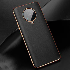 Funda Lujo Cuero Carcasa para Xiaomi Redmi K30 Pro 5G Negro