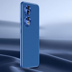 Funda Lujo Cuero Carcasa QK1 para Huawei Honor 90 5G Azul
