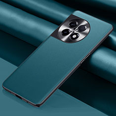 Funda Lujo Cuero Carcasa QK1 para OnePlus Ace 2 5G Verde