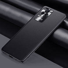Funda Lujo Cuero Carcasa QK1 para Xiaomi Poco F4 5G Negro