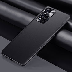 Funda Lujo Cuero Carcasa QK1 para Xiaomi Redmi Note 11 Pro+ Plus 5G Negro
