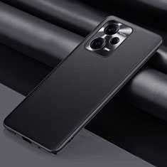 Funda Lujo Cuero Carcasa QK1 para Xiaomi Redmi Note 12 5G Negro