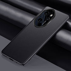 Funda Lujo Cuero Carcasa QK2 para Huawei Honor 100 Pro 5G Negro