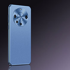 Funda Lujo Cuero Carcasa QK2 para Huawei Mate 60 Pro Azul