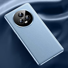 Funda Lujo Cuero Carcasa QK5 para Huawei Honor Magic5 5G Azul Cielo