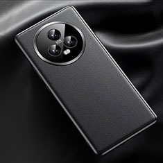 Funda Lujo Cuero Carcasa QK5 para Huawei Honor Magic5 5G Negro
