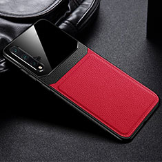 Funda Lujo Cuero Carcasa R01 para Huawei Honor 20 Rojo