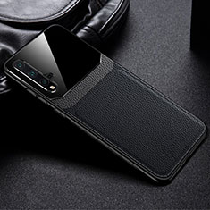 Funda Lujo Cuero Carcasa R01 para Huawei Honor 20S Negro