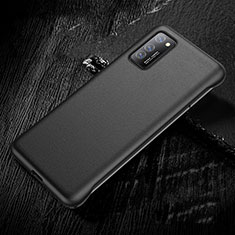 Funda Lujo Cuero Carcasa R01 para Huawei Honor V30 Pro 5G Negro