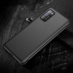 Funda Lujo Cuero Carcasa R01 para Huawei Honor View 30 5G Negro