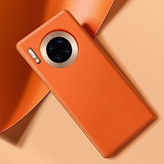 Funda Lujo Cuero Carcasa R01 para Huawei Mate 30 5G Naranja