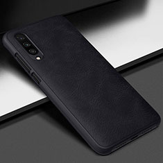 Funda Lujo Cuero Carcasa R01 para Xiaomi Mi A3 Negro